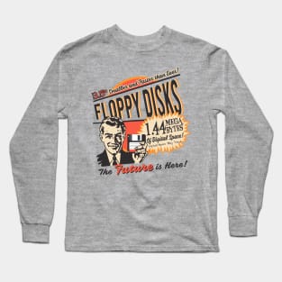 Floppy Disk Retro Long Sleeve T-Shirt